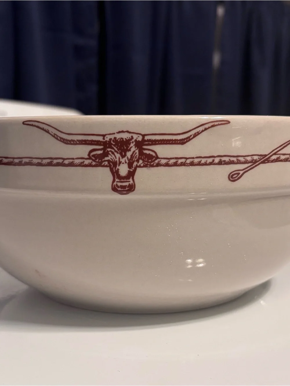Vintage Sky Ranch / El Rancho pattern western bowl